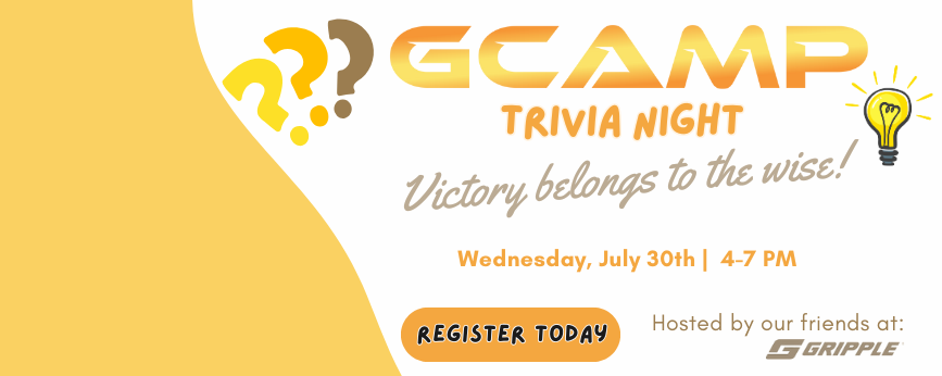 Trivia Night. Victory belongs to the wise! Wednesday, July 30. 4-7 PM.
