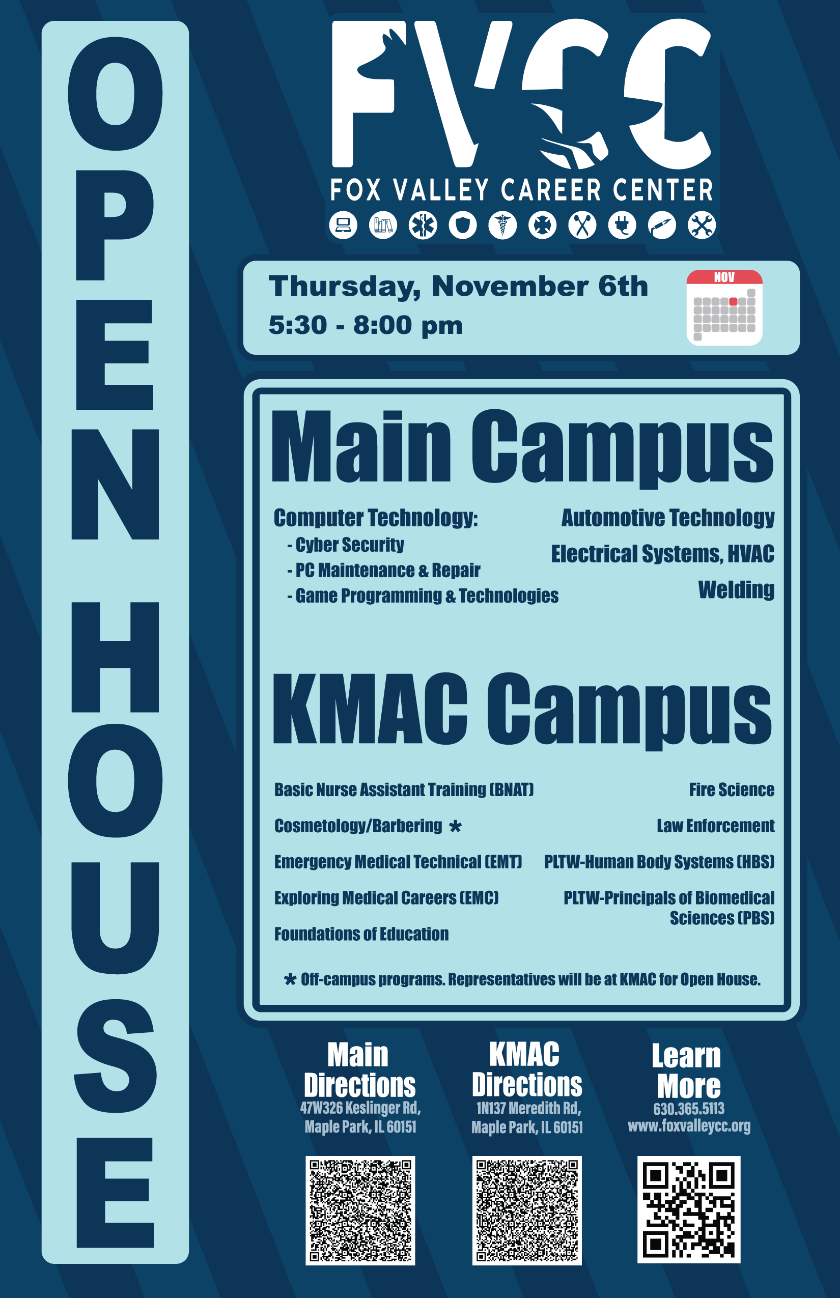 FVCC Open house 11/6/25