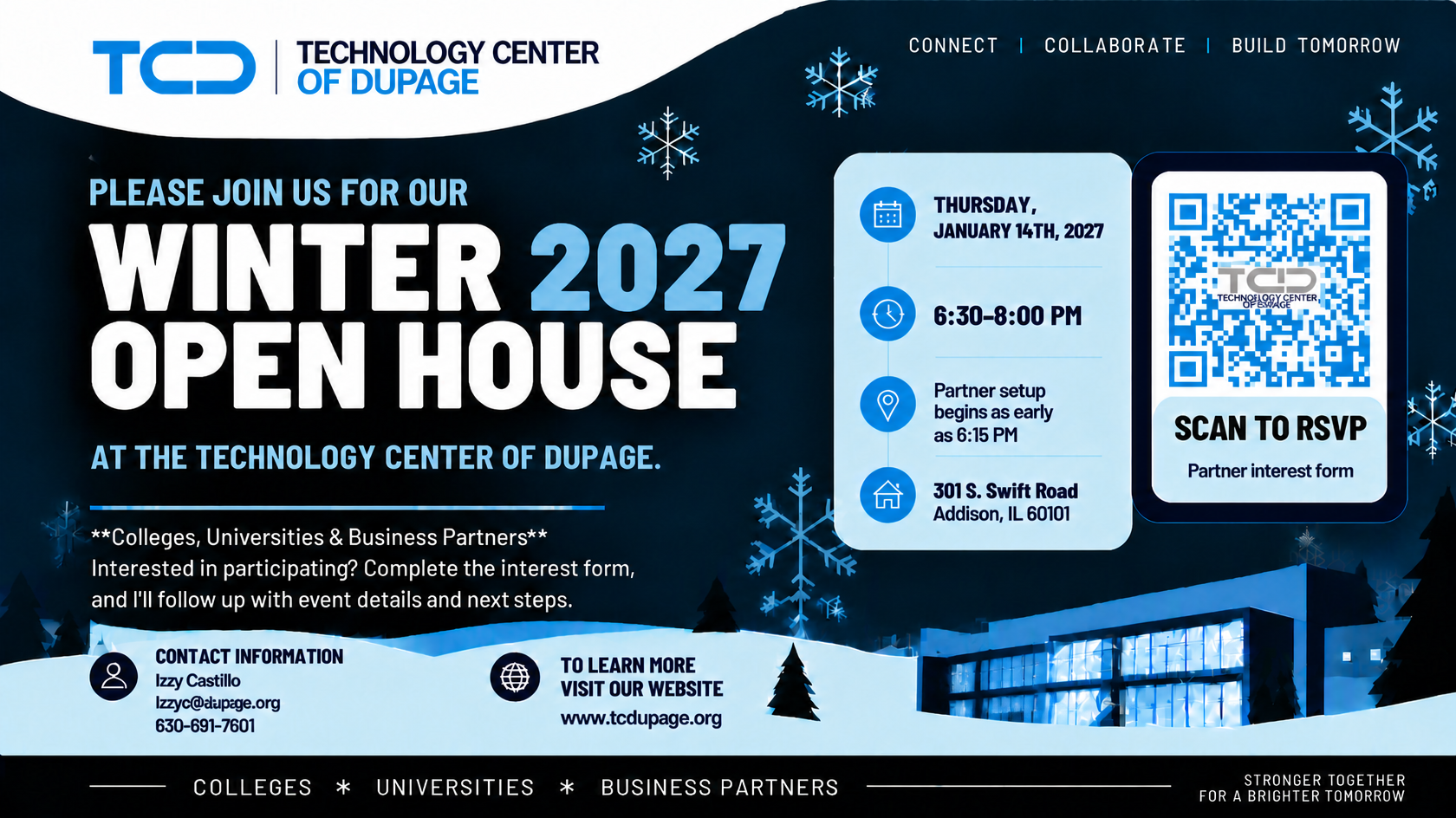 TCD Open House 1.14.27 flyer