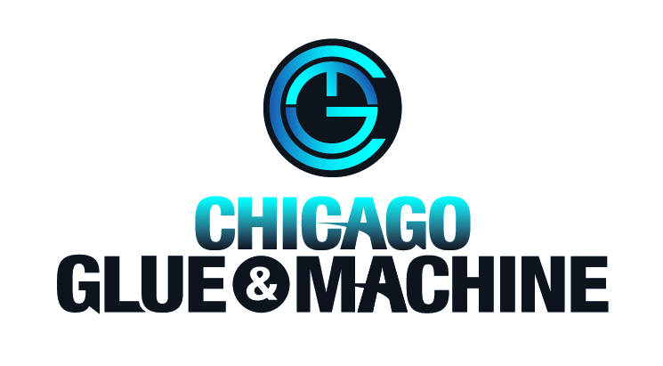 Chicago Glue and Machine logo.