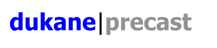 Dukane Precast logo.