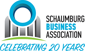 Schaumburg Business Association logo.