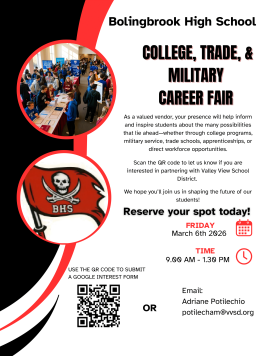 3.6.26 Bolingbrook High School Career Fair