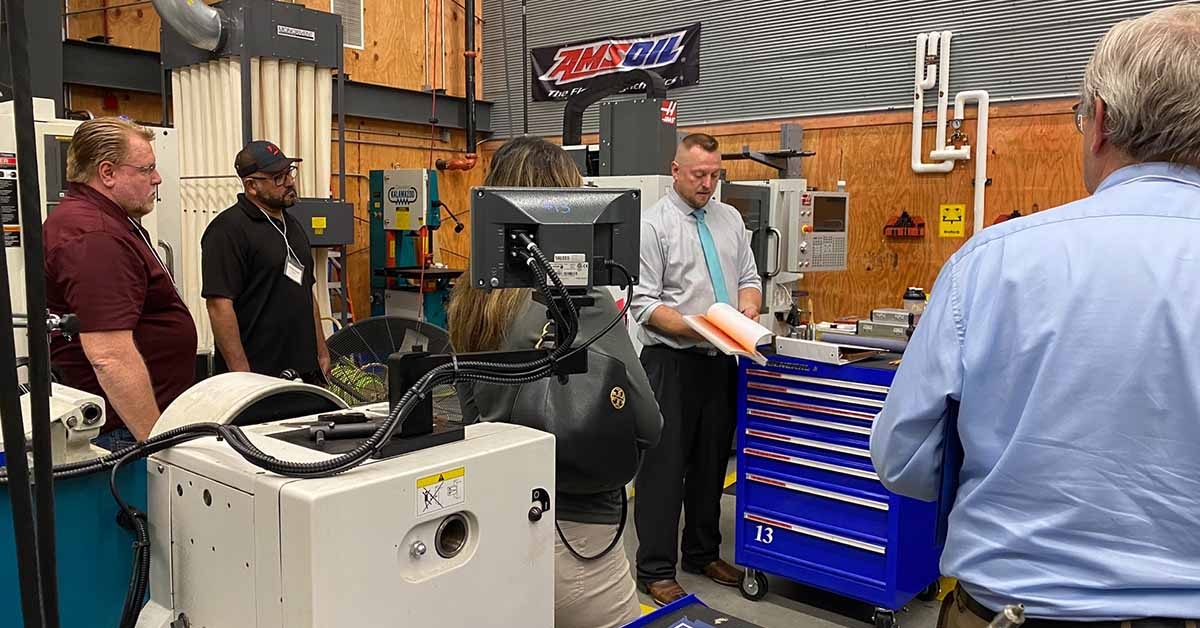 Manufacturing Breakfast at West Aurora High School.